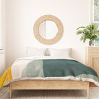 mid century shapes abstract painting 3 Duvet Cover Gallery Image 3
