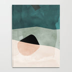 mid century shapes abstract painting 3 Notebook Gallery Image 4