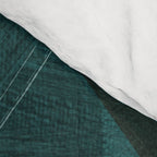 mid century shapes abstract painting 3 Comforter Gallery Image 4