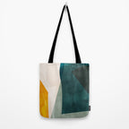 mid century shapes abstract painting 3 Tote Bag Gallery Image 2