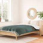 mid century shapes abstract painting 3 Duvet Cover Gallery Image 2