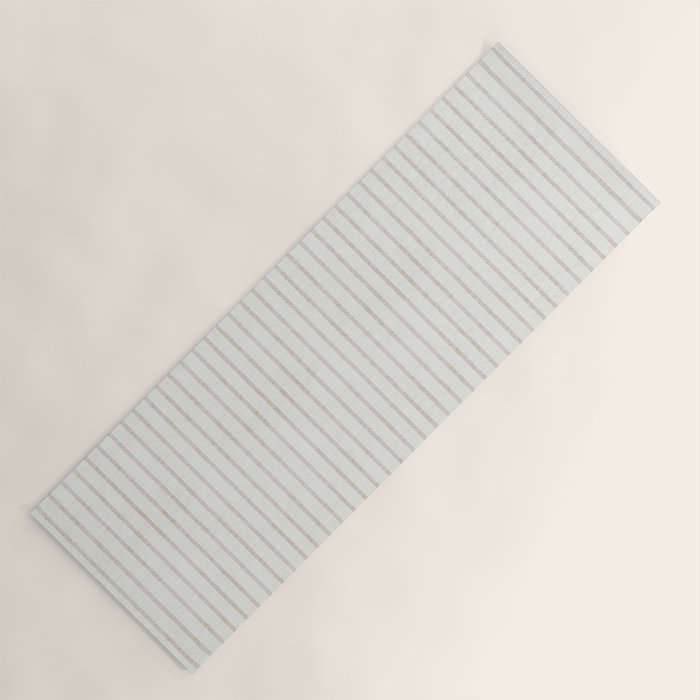 AEGEAN WIDE SPACED TICKING JUTE Yoga Mat Gallery Image 1