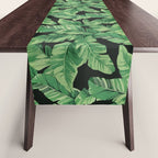 Tropical banana leaves II Table Runner Gallery Image 1