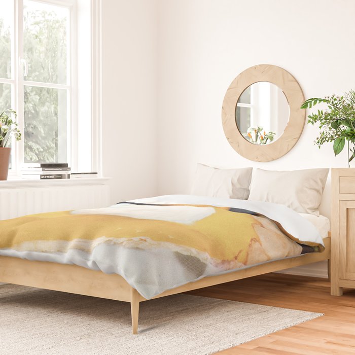 Lemon Meow Pie - Cat Meringue Duvet Cover Gallery Image 2