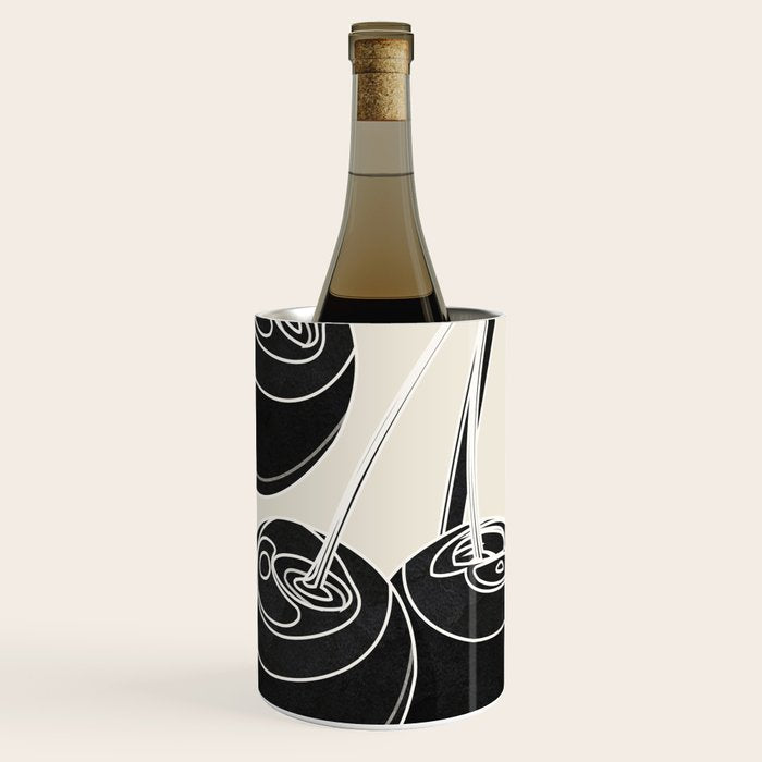 Minimalist Cherry Fruit Line Art 1 Wine Chiller Gallery Image 1
