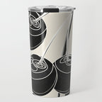 Minimalist Cherry Fruit Line Art 1 Travel Mug Gallery Image 1