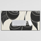 Minimalist Cherry Fruit Line Art 1 Desk Mat Gallery Image 1