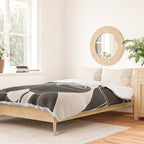 Minimalist Cherry Fruit Line Art 1 Duvet Cover Gallery Image 2