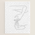 Line Hands 2 Jigsaw Puzzle Gallery Image 1