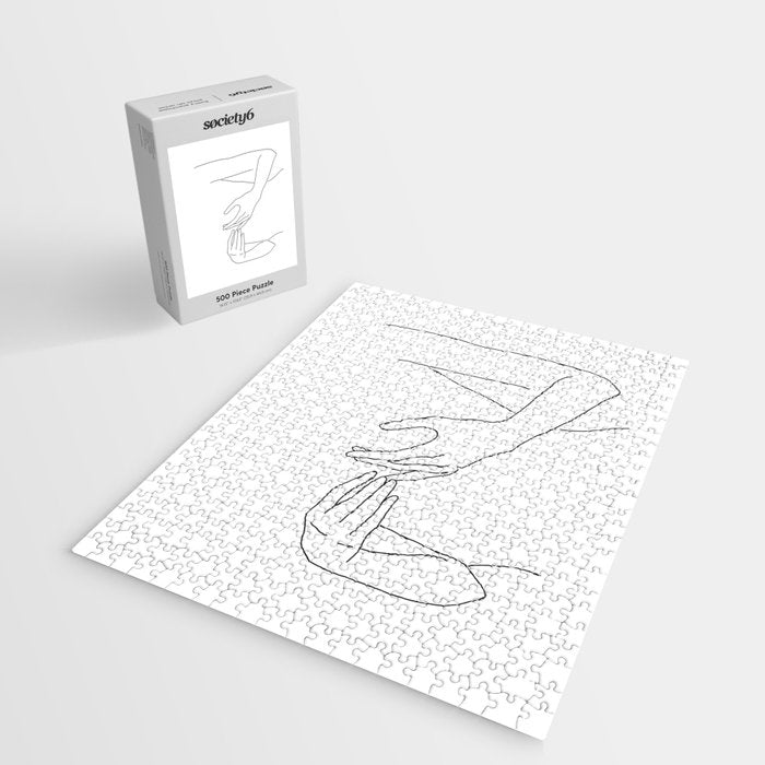 Line Hands 2 Jigsaw Puzzle Gallery Image 2
