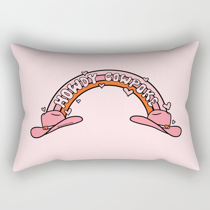 Howdy Cowpoke Rectangular Pillow Gallery Image 1