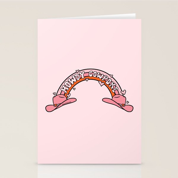 Howdy Cowpoke Stationery Card Gallery Image 2