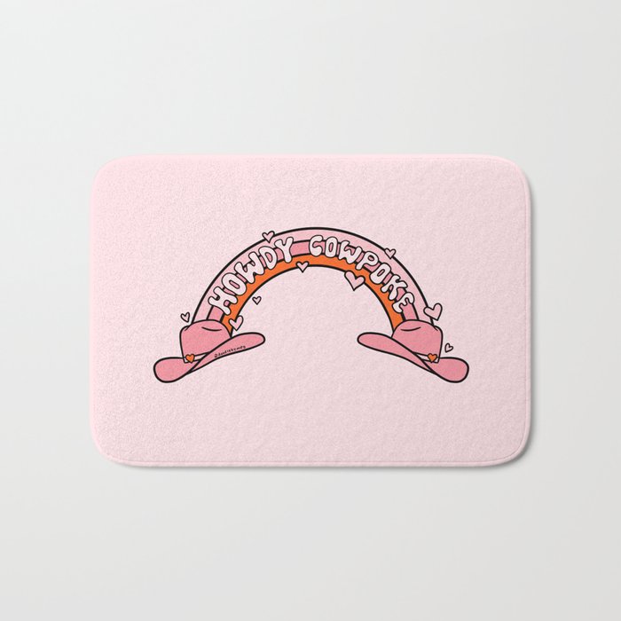 Howdy Cowpoke Bath Mat Gallery Image 1