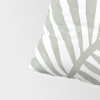 Abstract sage green leaf Pillow Sham Gallery Image 4