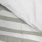Abstract sage green leaf Comforter Gallery Image 4