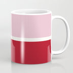 Color Block IV Pink Red Coffee Mug Gallery Image 1