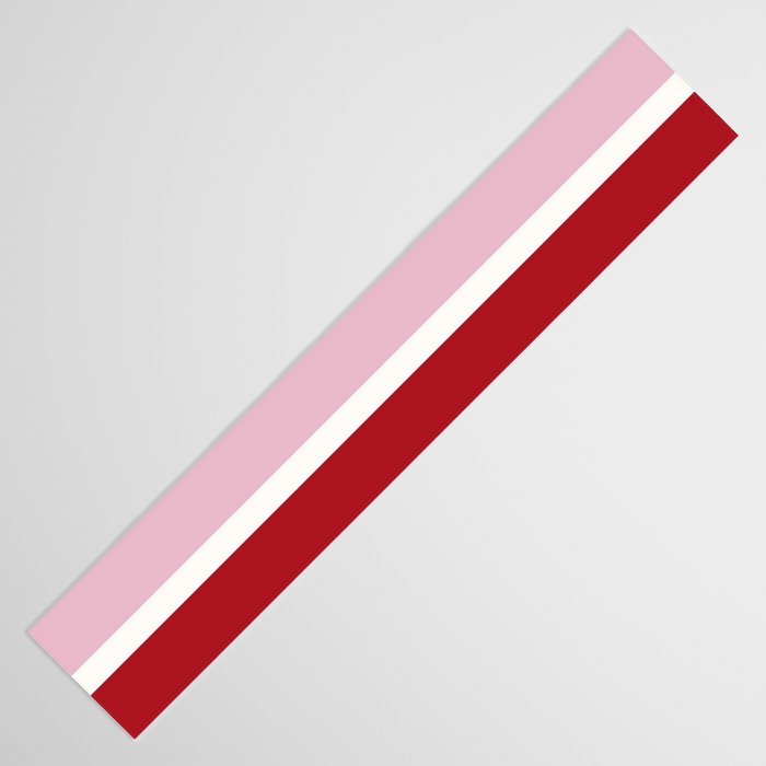 Color Block IV Pink Red Table Runner Gallery Image 3