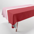 Color Block IV Pink Red Tablecloth Gallery Image 1