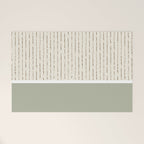 Cream Sage Welcome Mat Gallery Image 1