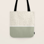 Cream Sage Tote Bag Gallery Image 1