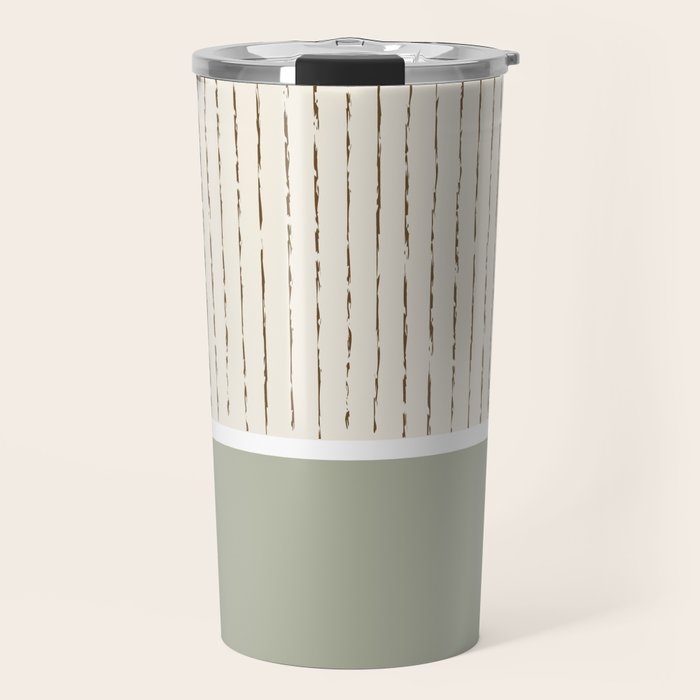Cream Sage Travel Mug Gallery Image 1