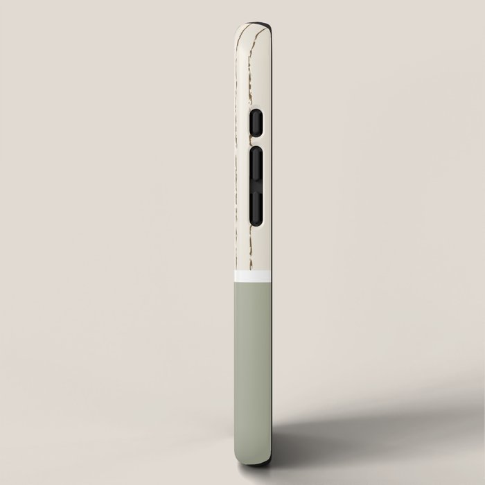 Cream Sage iPhone Case Gallery Image 2