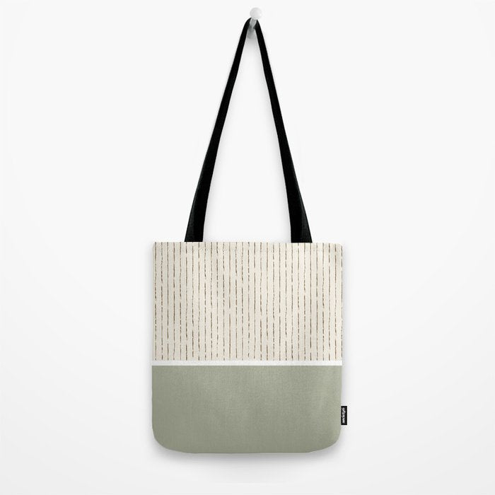Cream Sage Tote Bag Gallery Image 2