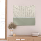 Cream Sage Wall Tapestry Gallery Image 2