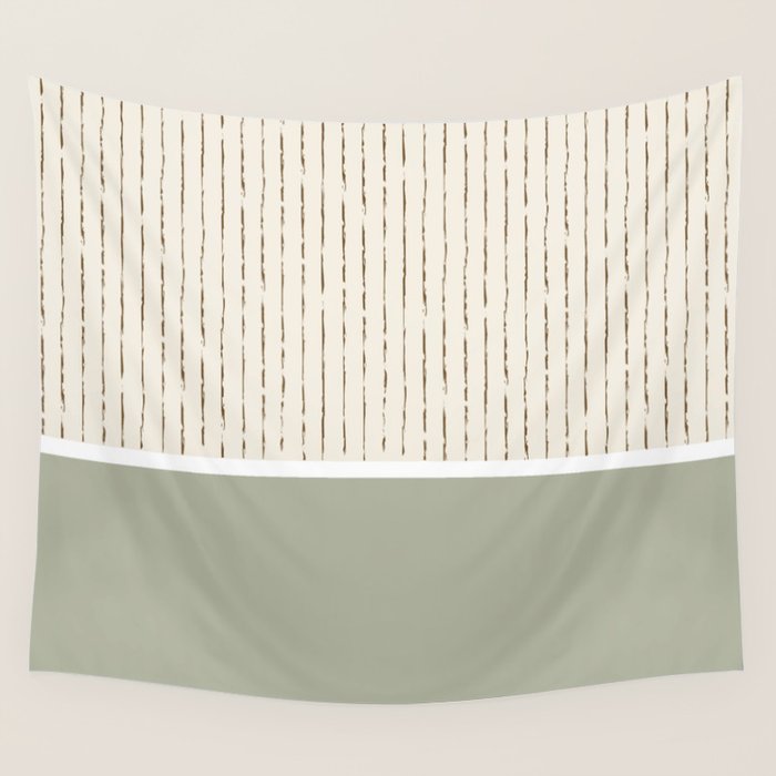 Cream Sage Wall Tapestry Gallery Image 4
