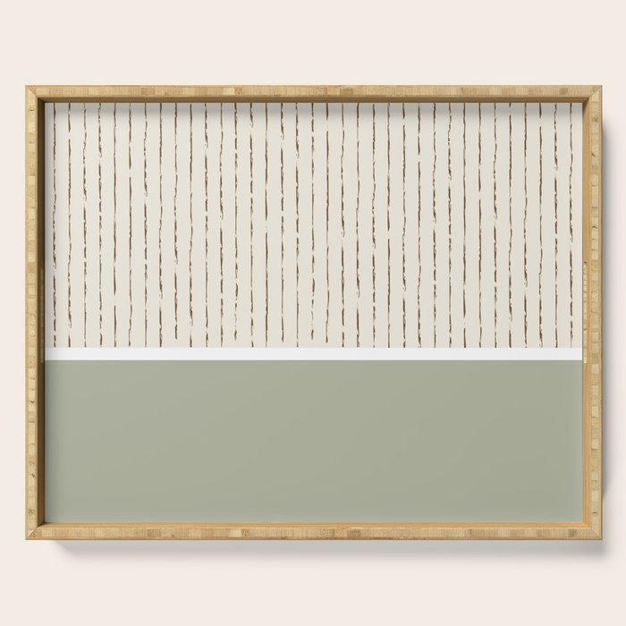 Cream Sage Serving Tray Gallery Image 1