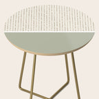 Cream Sage Side Table Gallery Image 2