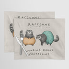 Raccoons Wearing Baggy Pantaloons Placemat Gallery Image 1