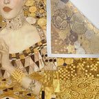 Woman in Gold Portrait by Gustav Klimt Wall Tapestry Gallery Image 3