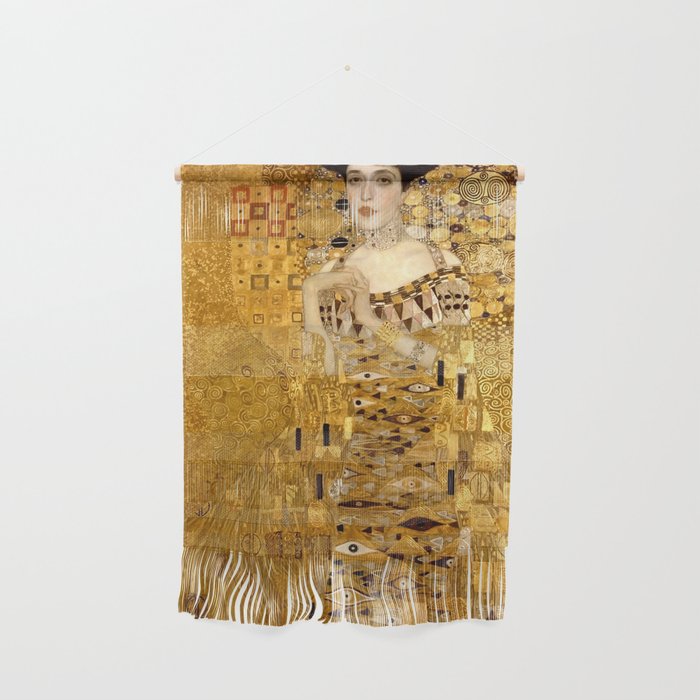 Woman in Gold Portrait by Gustav Klimt Wall Hanging Gallery Image 1