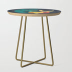 Rabbit and crescent moon Side Table Gallery Image 1