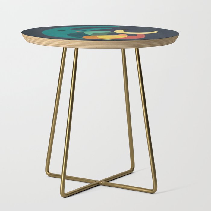Rabbit and crescent moon Side Table Gallery Image 1