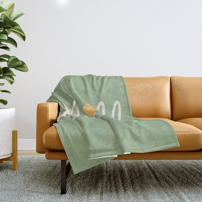 Cat Landscape 85: Chill Throw Blanket Gallery Image 1