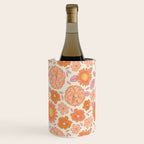 Vintage hand drawn flower art pattern Wine Chiller Gallery Image 2