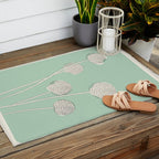 Abstract Dandelions Outdoor Rug Gallery Image 2