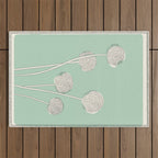Abstract Dandelions Outdoor Rug Gallery Image 1