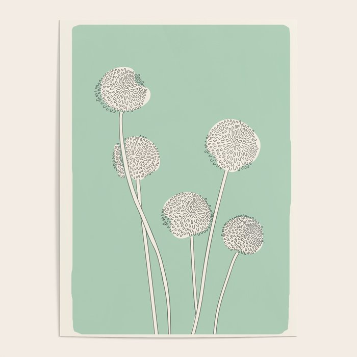 Abstract Dandelions Poster Gallery Image 4