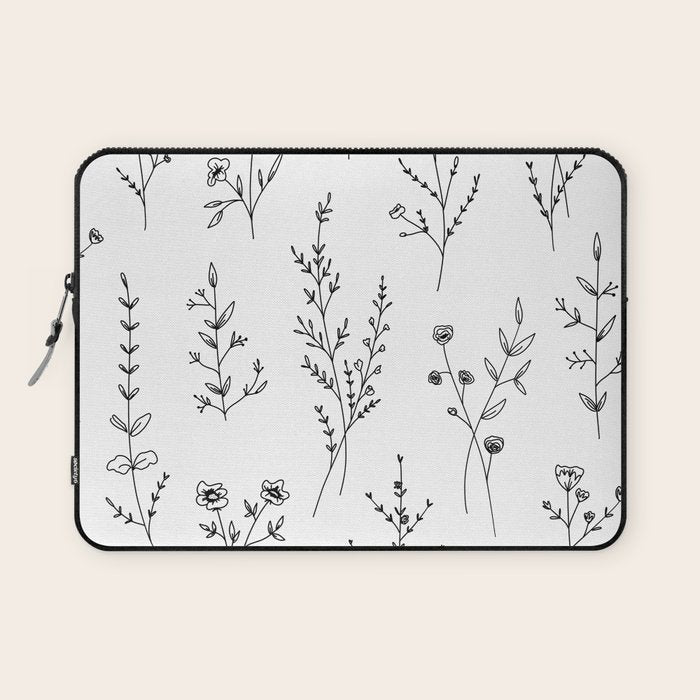 New Wildflowers Laptop Sleeve Gallery Image 1