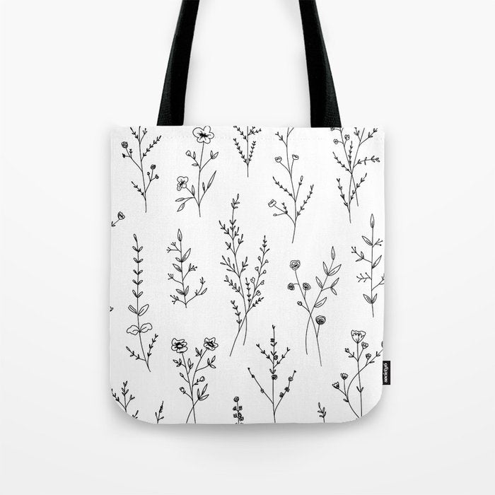 New Wildflowers Tote Bag Gallery Image 1
