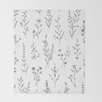 New Wildflowers Throw Blanket Gallery Image 2