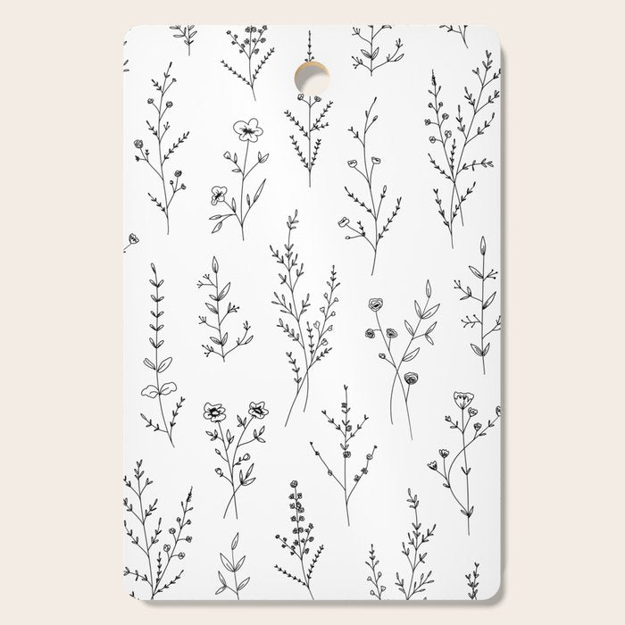 New Wildflowers Cutting Board Gallery Image 1