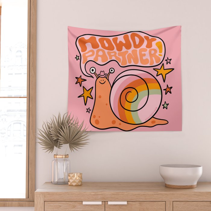 Howdy Partner Wall Tapestry Gallery Image 2