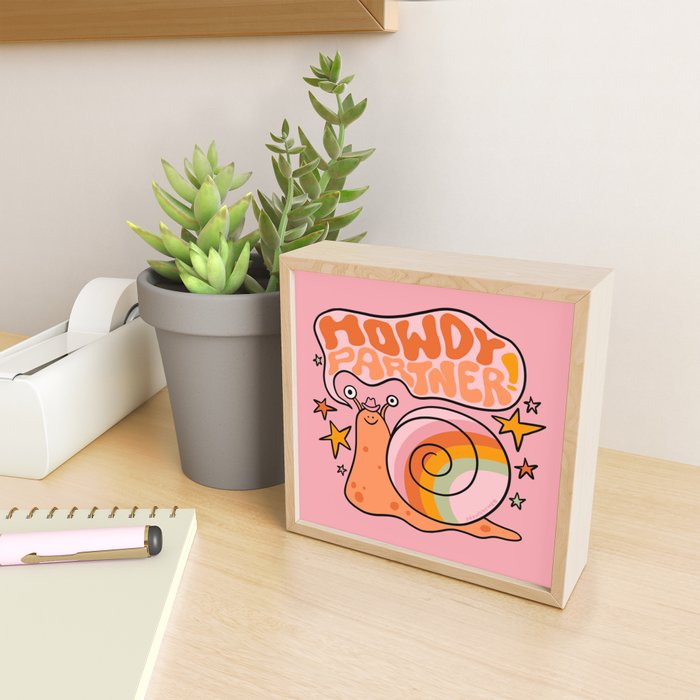 Howdy Partner Mini Art Print Gallery Image 2