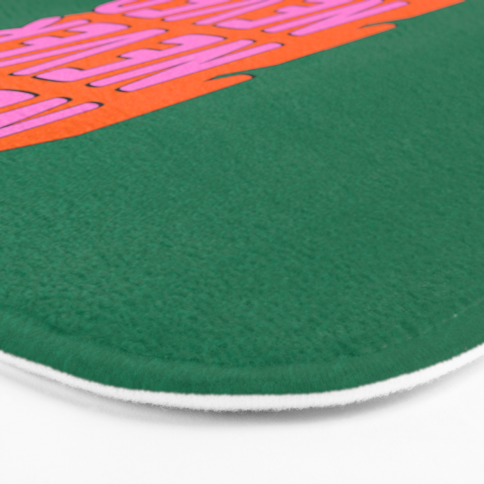 Never, Never Give Up Bath Mat Gallery Image 3