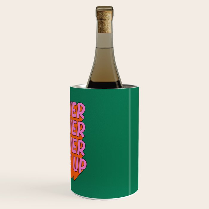 Never, Never Give Up Wine Chiller Gallery Image 3