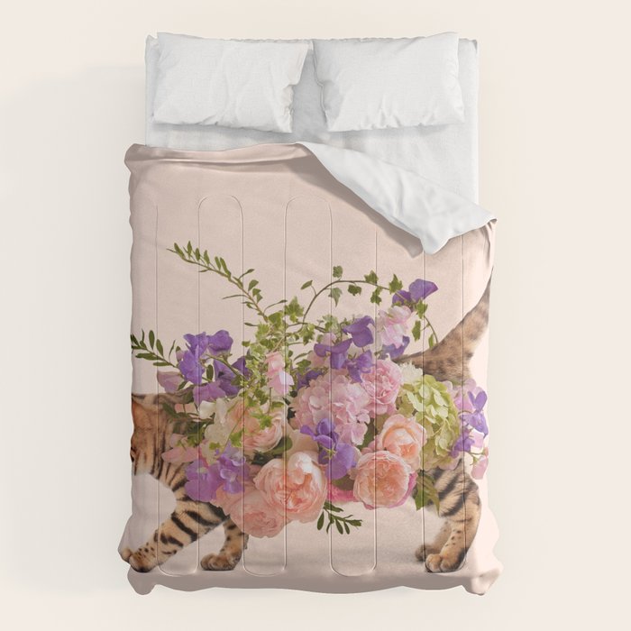 FLOWER CAT Comforter Gallery Image 6